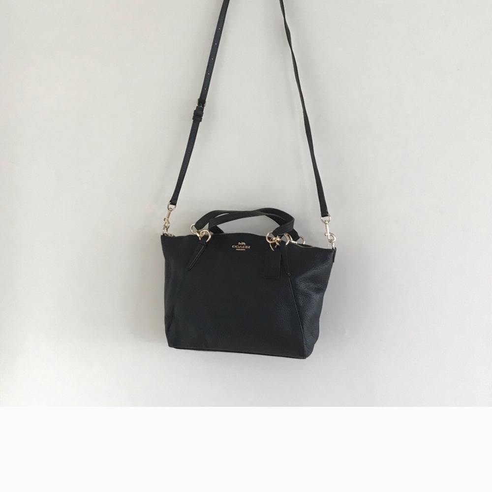 Coach Midnight Blue Leather Crossbody Bag